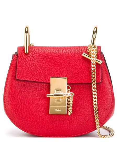 red chloe bags for women